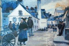 Pont-Aven Market Scene, 1923