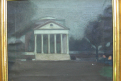 <center>University of Virginia, Moonlight on the Rotunda, 1911</center>